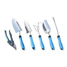 High Quality 5 PCS Heavy Duty Stainless Steel Garden Hand Tools Kit With Garden Bag